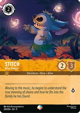 Stitch - Alien Dancer (Epic) (207/204) - F - Epic - Holofoil