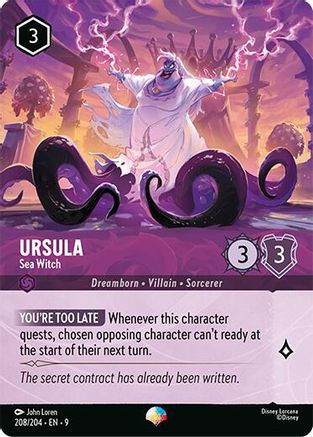 Ursula - Sea Witch (Epic) (208/204) - F - Epic - Holofoil