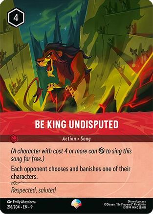 Be King Undisputed (Epic) (216/204) - F - Epic - Holofoil