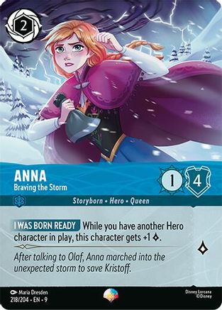 Anna - Braving the Storm (Epic) (218/204) - F - Epic - Holofoil