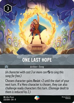 One Last Hope (Epic) (222) - F - Epic - Holofoil