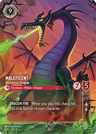 Maleficent - Monstrous Dragon (Store Championship) (5/P3) - DLPC - Promo - Holofoil