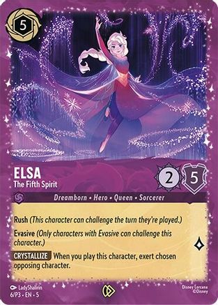 Elsa - The Fifth Spirit (6/P3) - DLPC - Promo - Holofoil
