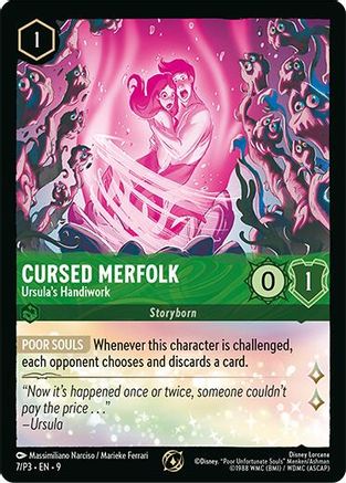 Cursed Merfolk - Ursula's Handiwork (7/P3) - DLPC - Promo - Cold Foil