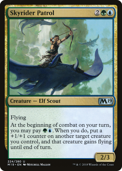 Skyrider Patrol (M19-224) - uncommon