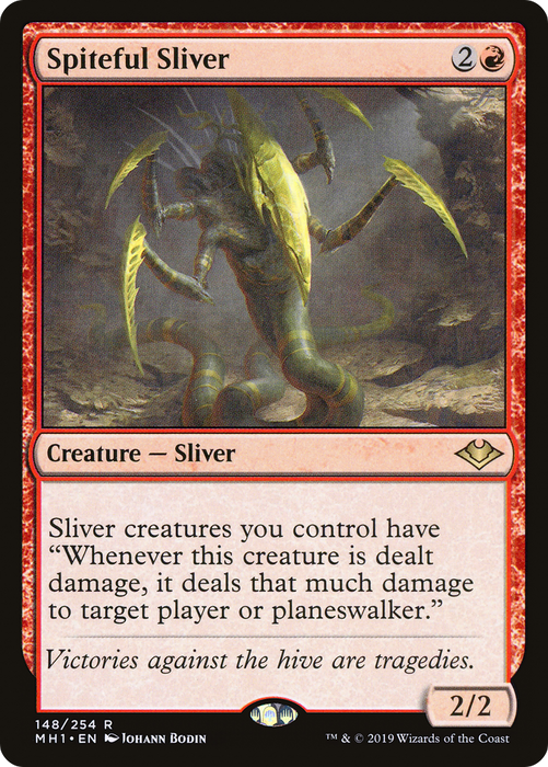 Spiteful Sliver (MH1-148) - rare - Foil