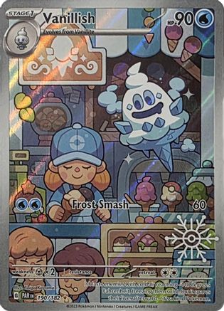 Vanillish (190/182) - MCP  - Illustration Rare - Holofoil