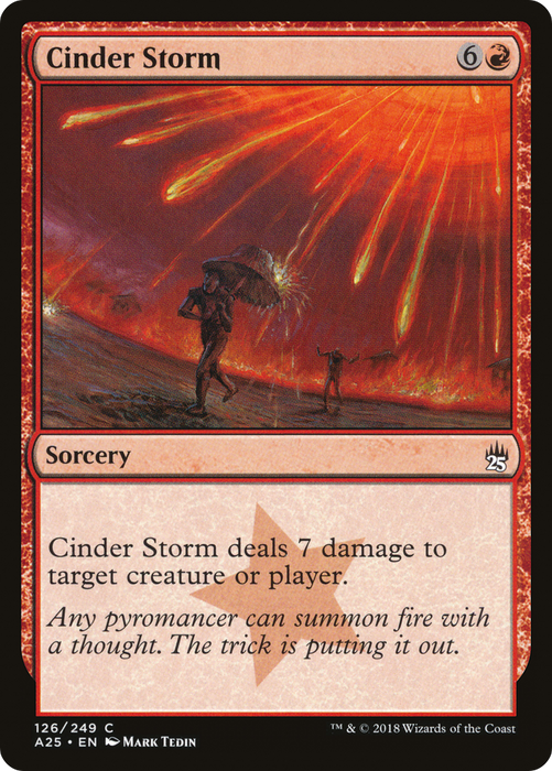 Cinder Storm (A25-126) - common - Foil