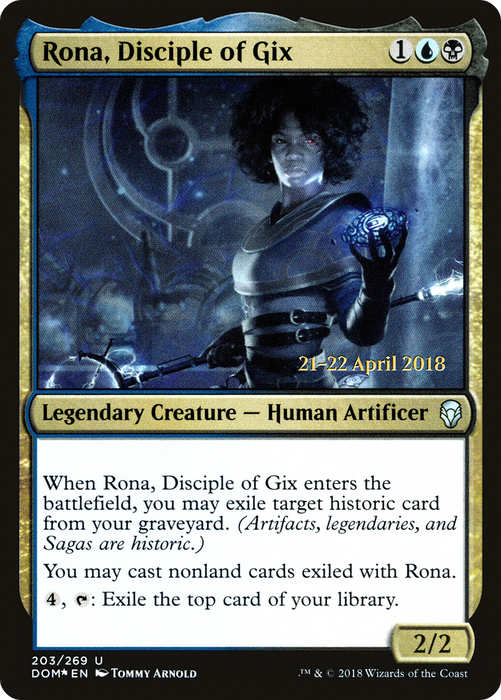 Rona, Disciple of Gix (PRE-203S) - uncommon - Foil