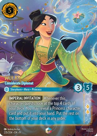Mulan - Considerate Diplomat (Enchanted) (235/204) - F - Enchanted - Holofoil