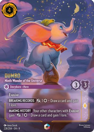 Dumbo - Ninth Wonder of the Universe (Enchanted) (228/204) - F - Enchanted - Holofoil