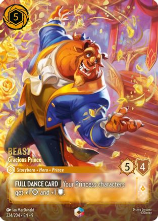 Beast - Gracious Prince (Enchanted) (224/204) - F - Enchanted - Holofoil