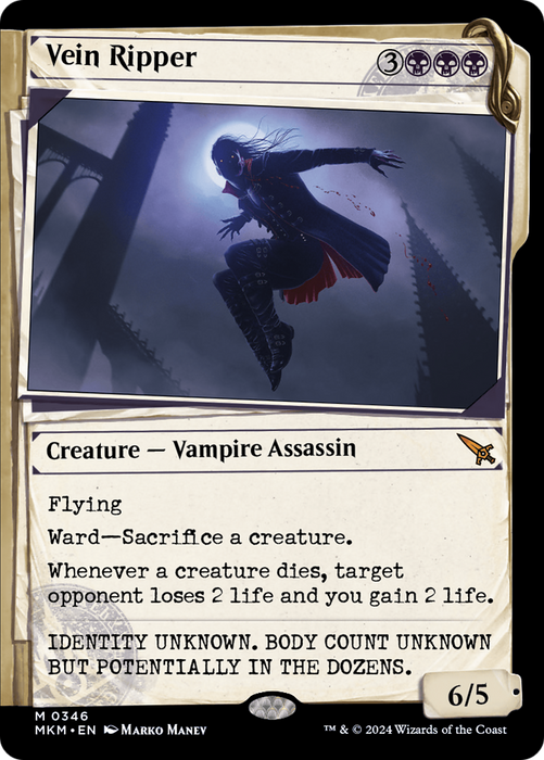Vein Ripper (MKM-346) - mythic: (Showcase) - Foil