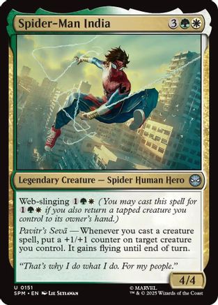 Spider-Man India (SPM-151) - uncommon - Foil