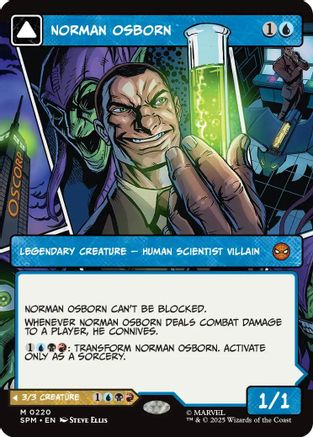 Norman Osborn (Borderless) (SPM-220) - mythic