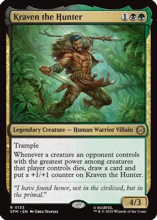 Kraven the Hunter (SPM-133) - rare