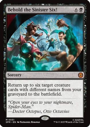 Behold the Sinister Six! (SPM-051) - mythic - Foil