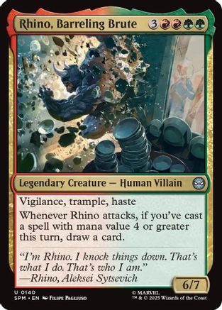 Rhino, Barreling Brute (SPM-140) - uncommon