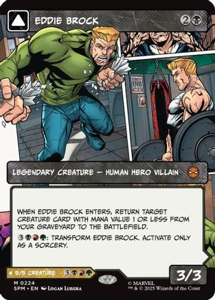 Eddie Brock (0224) (Borderless) (SPM-224) - mythic - Foil