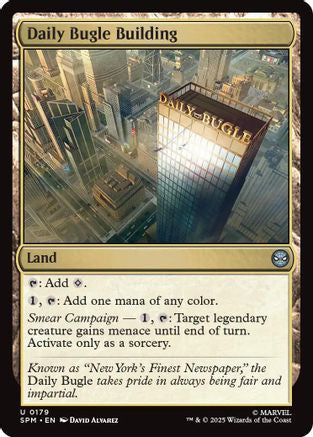 Daily Bugle Building (SPM-179) - uncommon - Foil