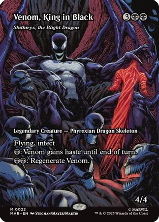 Venom, King in Black - Skithiryx, the Blight Dragon (MAR-022) - mythic