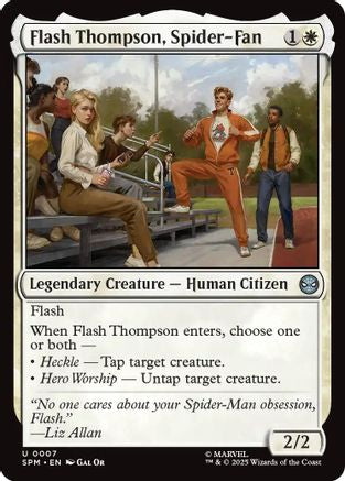 Flash Thompson, Spider-Fan (SPM-007) - uncommon