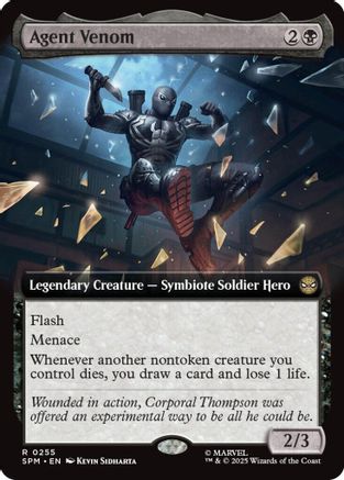 Agent Venom (Extended Art) (SPM-255) - rare