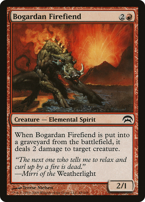 Bogardan Firefiend (HOP-048) - common
