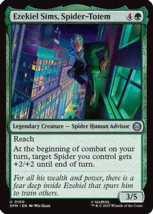 Ezekiel Sims, Spider-Totem (SPM-100) - uncommon