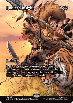 Hunter's Insight (Borderless) (MAR-035) - mythic - Foil