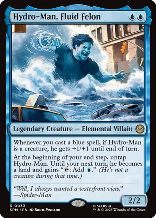 Hydro-Man, Fluid Felon (SPM-033) - rare