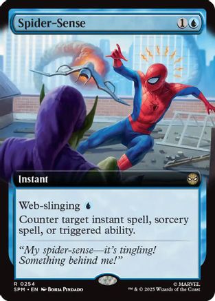 Spider-Sense (Extended Art) (SPM-254) - rare - Foil