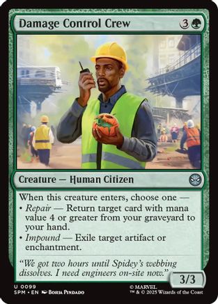 Damage Control Crew (SPM-099) - uncommon - Foil