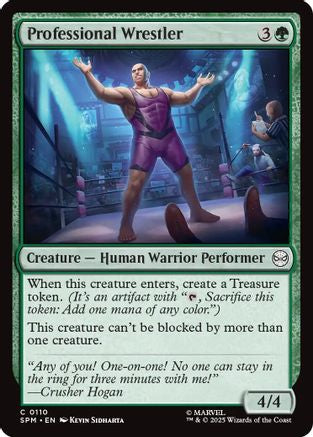 Professional Wrestler (SPM-110) - common