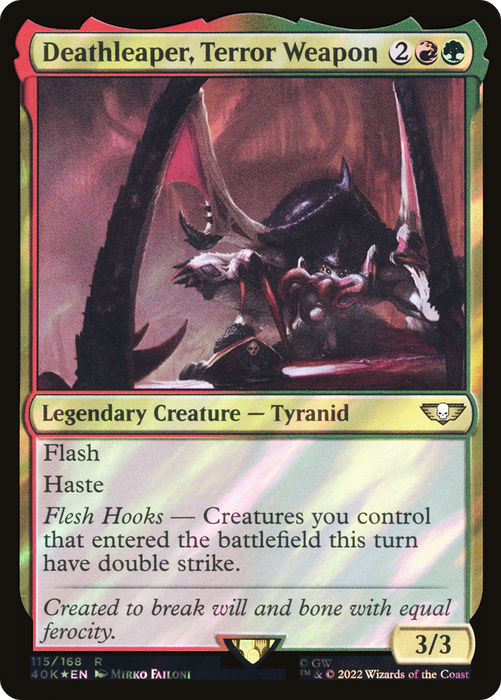 Deathleaper, Terror Weapon (40K-115★) - rare - Foil