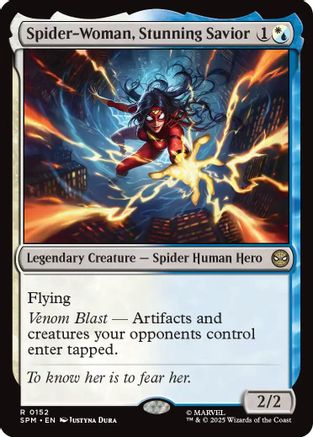 Spider-Woman, Stunning Savior (SPM-152) - rare - Foil