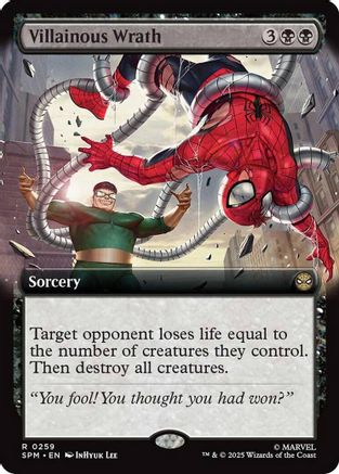 Villainous Wrath (Extended Art) (SPM-259) - rare