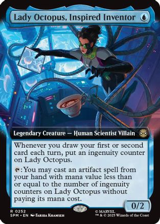 Lady Octopus, Inspired Inventor (Extended Art) (SPM-252) - rare