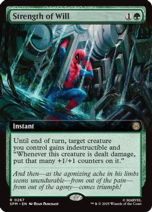 Strength of Will (Extended Art) (SPM-267) - rare - Foil
