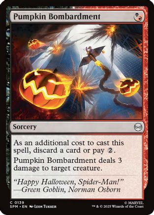 Pumpkin Bombardment (SPM-139) - common - Foil