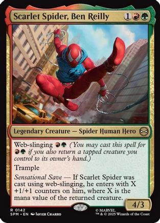 Scarlet Spider, Ben Reilly (SPM-142) - rare - Foil