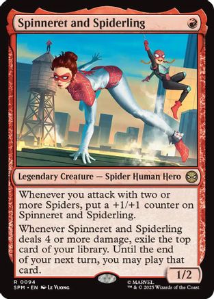 Spinneret and Spiderling (SPM-094) - rare