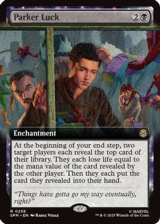 Parker Luck (Extended Art) (SPM-258) - rare - Foil