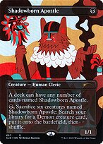 Shadowborn Apostle (SLD-687) - rare (Borderless) - Foil