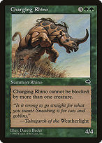 Charging Rhino (TMP-218) - uncommon