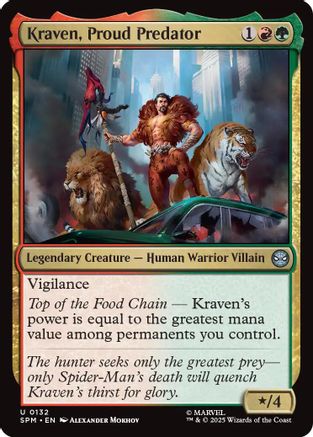 Kraven, Proud Predator (SPM-132) - uncommon - Foil