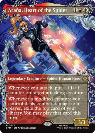 Araña, Heart of the Spider (Borderless) (SPM-213) - rare - Foil