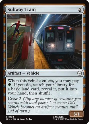 Subway Train (SPM-178) - common - Foil