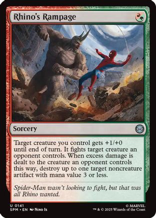 Rhino's Rampage (SPM-141) - uncommon - Foil