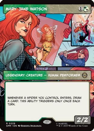Mary Jane Watson (Borderless) (SPM-229) - rare